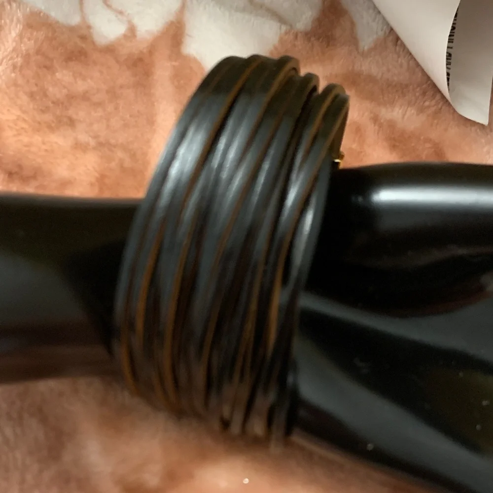 NWOT Black Leather Bracelet